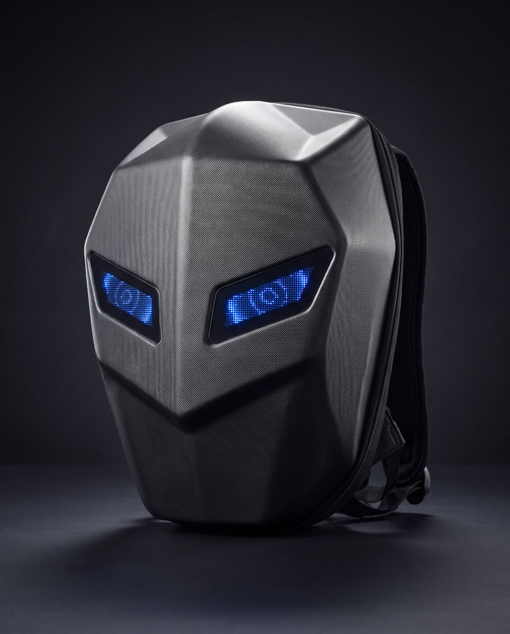 LED Eyes Hard-Shell Helmet Backpack