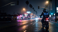 LED Eyes Hard-Shell Helmet Backpack